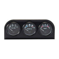 [KET Gauges 52mm 3in1 kit Volt, Water Temp, Oil Press VDO Look]