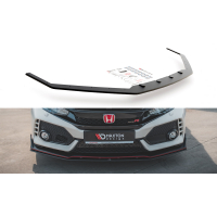 [Racing Tartósság Első Splitter V.2 Honda Civic X Type-R - Fekete]