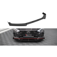 [Street Pro front Splitter V.1 + szárnyak Hyundai I20 N Mk3 - fekete + fényes szárnyak]