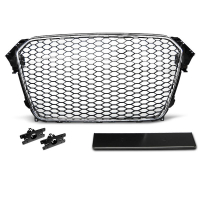 [Grill sport Chrome Black   Audi A4 (B8) 11.11-15]