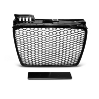 [Grill sport Glossy Black Fits Grill Audi A4 (B7) 11.04-03.08]