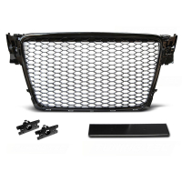 [Grill sport Glossy Black   Audi A4 B8 08-11]