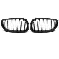 [Grill Fényes Fekete Dupla Bar Sport Look Bmw E60/E61 07.03-10.]