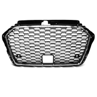 [Grill sport Chrome Black Fit Audi A3 (8v) 17-]