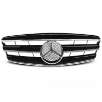 [Grill sport fekete króm Mercedes W221 05-09]