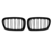 [Grill Fényes Fekete Dupla Bar Sport Look  Bmw F20 F21 11-12.14]