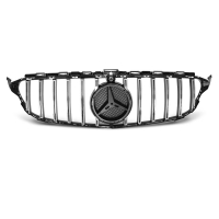 [Grill sport fényes fekete króm Mercedes W205 14-18-hoz]