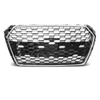 [Grill sport Chrome Black Fit Audi A4 B9 15-19]