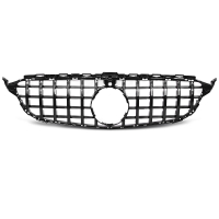 [Grill sport Fényes Fekete  a Mercedes W205 14-18]