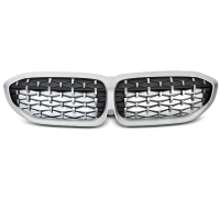 [Grill Diamond Silver Bmw G20/G21 19-22]