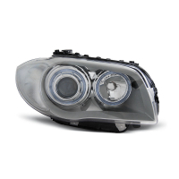 [Fényszórók Angel Eyes Chrome Bmw 1 E87/E81/82/88 04-11]