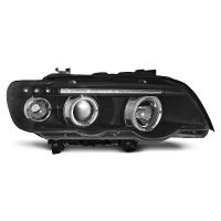 [Fényszórók Angel Eyes fekete Bmw X5 E53 09.99-10.03]