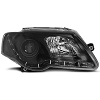 [Fényszórók True Drl Fekete Vw Passat B6 3c 03.05-10.]