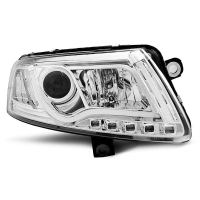 [Xenon Fényszórók Tube light Drl Chrome Audi A6 C6 04-08]