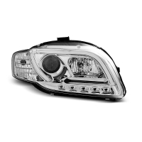 [Fényszórók Tube light Drl Chrome  Audi A4 B7 11.04-03.08]