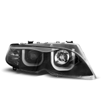 [Fényszórók Angel Eyes 3d Black Bmw E46 09.01-03.05 S/T fekete]