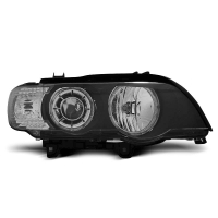 [Xenon Fényszórók Angel Eyes fekete Bmw X5 E53 09.99-10.03]