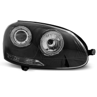 [Fényszórók Angel Eyes Fekete  Vw Golf 5 10.03-09]