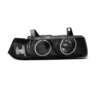 [Fényszórók Angel Eyes Ccfl Fekete Bmw E36 12.90-08.99 C/C]