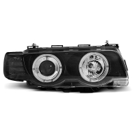 [Fényszórók Angel Eyes fekete Bmw E38 09.98-07.01]