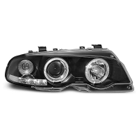 [Fényszórók Angel Eyes fekete Bmw E46 04.99-03.03 Coupe]