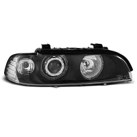 [Fényszórók Angel Eyes fekete Bmw E39 09.95-06.03]