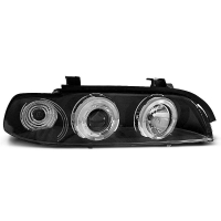 [Fényszórók Angel Eyes fekete Bmw E39 09.95-06.03]