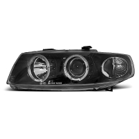 [Fényszórók Angel Eyes Black Fits Seat Leon / Toledo 04.99-08.04]