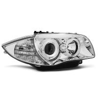 [Fényszórók Angel Eyes Chrome Bmw 1 E87/E81/82/88 04-11]