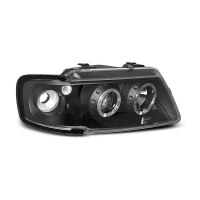 [Fényszórók Angel Eyes Black Fit Audi A3 8l 08.96-08.00]