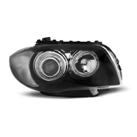 [Fényszórók Angel Eyes Fekete Bmw 1 E87/E81/82/88 04-11]