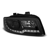 [Fényszórók Tube light Black Audi A4 10.00-10.04]