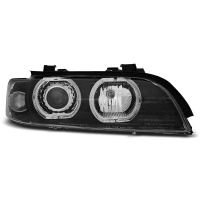 [Fényszórók Angel Eyes Led Fekete Bmw E39 09.95-06.03]