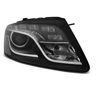 [Fényszórók True Drl Black Fits Audi Q5 11.08 - 09.12]