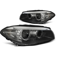 [Xenon Fényszórók Angel Eyes Led Drl Fekete Bmw F10 F11 10-07.13]