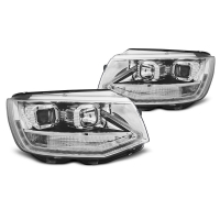 [Fényszórók True Drl Chrome Vw T6 15-19]