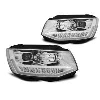 [Fényszórók Tube light Drl Chrome Vw T6 15-19]