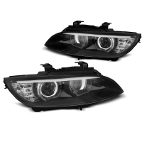 [Xenon Fényszórók Angel Eyes Led fekete Afs Bmw E92/E93 06-10]