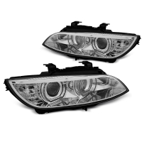 [Xeonon Fényszórók Angel Eyes Led Chrome Afs Bmw E92/E93 06-10]