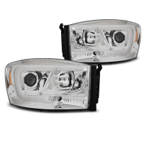 [Dodge Ram 06-08 Tube light króm]