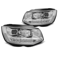 [Fényszórók Tube light Drl Chrome Seq Vw T6 15-19]