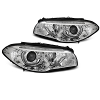 [Xenon Fényszórók Angel Eyes Led Drl Chrome Seq Bmw F10/F11 Lci 13-16]