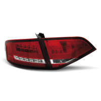 [Led hátsó lámpák piros fehér  Audi A4 B8 08-11 szedánhoz]