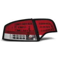 [Led hátsó lámpák piros fehér Audi A4 B7 11.04-03.08 szedánhoz]