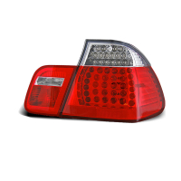 [Led hátsó lámpák piros fehér Bmw E46 09.01-03.05 szedánhoz]