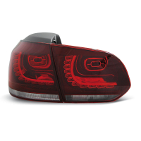 [Led hátsó lámpák piros fehér Vw Golf 6 10.08-12]