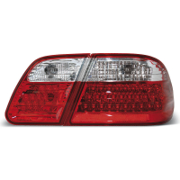 [Led hátsó lámpák piros fehér Mercedes W210 95-03.02]