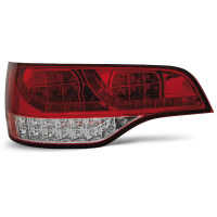 [Led hátsó lámpák piros fehér Audi Q7 06-09]