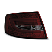 [Led hátsó lámpák Red Smoke Audi A6 C6 Sedan 04.04-08 6 Pin]