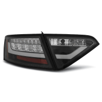 [Led Bar Hátsó lámpák Fekete  Audi A5 07-06.11]